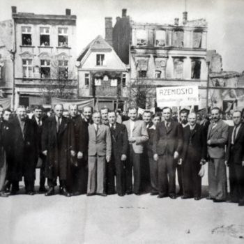 Sławieńscy rzemieślnicy 1947 rok.